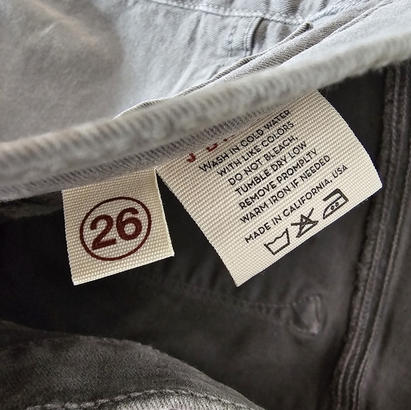 J Brand Capri Mid Rise Skinny Gray Jeans 26 Preowned - Picture 9 of 9
